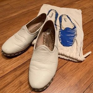 Sabah Leather Loafers - Ivory